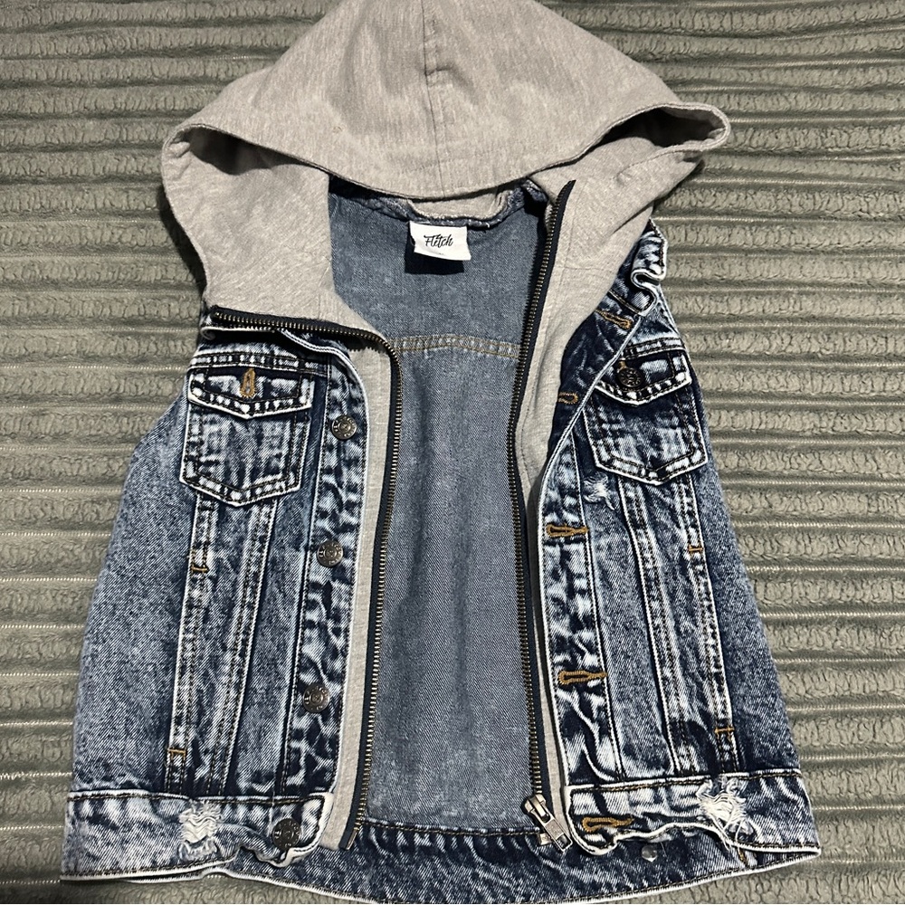 Fletch Denim Vest Jacket 4T
